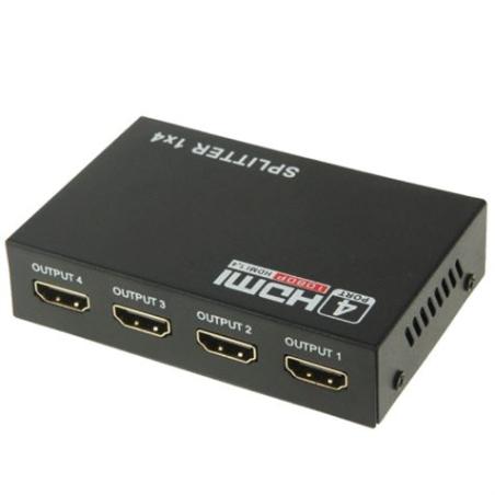 MINI SPLITTER HDMI 4 PUERTOS | 3D FULL HD CROMAD