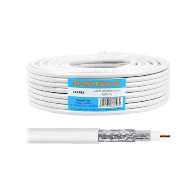 BOBINA DE CABLE COAXIAL 25M MASTERSAT