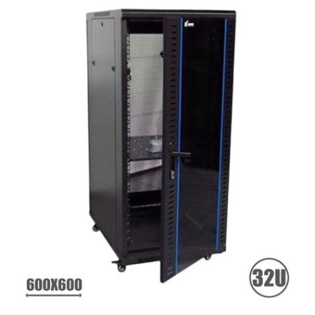 RACK 19 32U 600X600 PERFORADO CROMAD