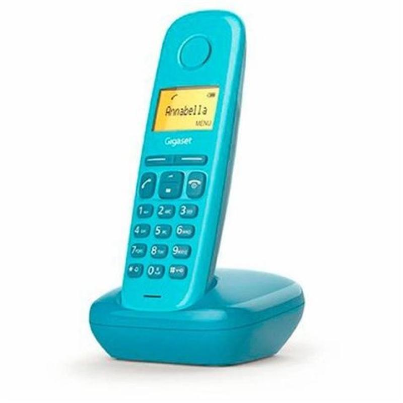 TELÉFONO DECT GIGASET A170 AZUL | LCD 1.5 | FUNCION ALARMA