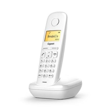 TELÉFONO DECT GIGASET A170 BLANCO | LCD 1.5 | FUNCION ALARMA