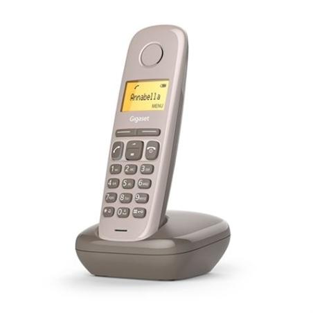 TELÉFONO DECT GIGASET A170 MARRON | LCD 1.5 | FUNCION ALARMA