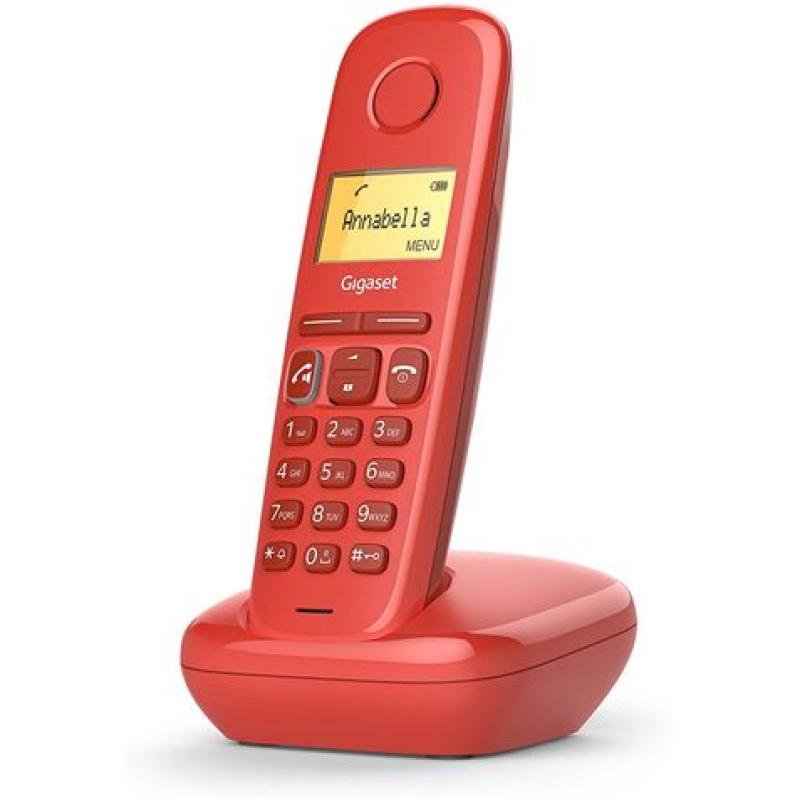 TELEFONO FIJO INALAMBRICO A270 ROJO GIGASET