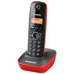 TELÉFONO INALÁMBRICO DECT PANASONIC KX-TG1611 ROJO