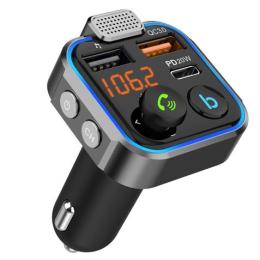 TRANSMISOR FM MANOS LIBRES BLUETOOTH 5.0 CON ALTAVOZ