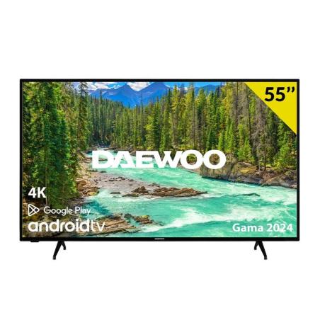 TELEVISOR LED DAEWOO 55 4K UHD USB SMART TV ANDROID WIFI BLUETOOTH DOLBY