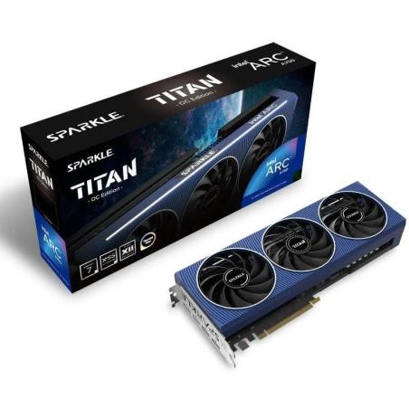 TARJETA DE VIDEO INTEL SPARKLE ARC A750 TITAN OC EDITION 8GB GDRR6 PCIE 4.0