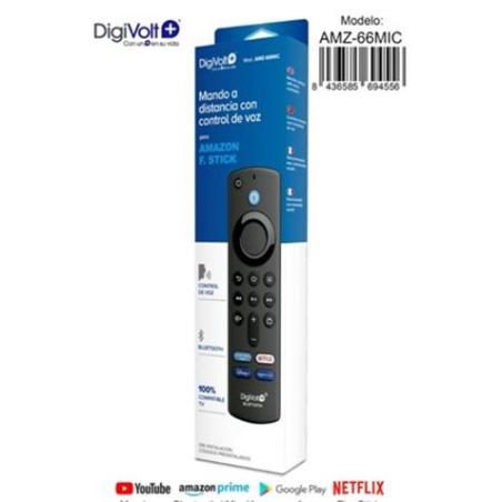 MANDO A DISTANCIA BLUETOOTH CON MICROFONO COMPATIBLE AMAZON STICK DIGIVOLT