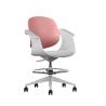 SILLA / TABURETE DE OFICINA TOP WORK ROJO CROMAD SILLA / TABURETE DE OFICINA TOP WORK ROJO CROMAD