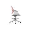 SILLA / TABURETE DE OFICINA TOP WORK ROJO CROMAD SILLA / TABURETE DE OFICINA TOP WORK ROJO CROMAD