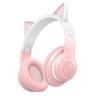 AURICULARES DIADEMA BE38 BLUETOOTH CATS ROSA XO