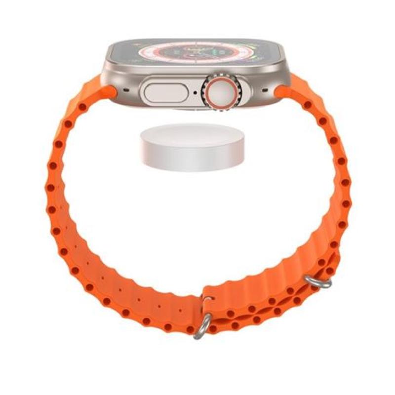 SMARTWATCH M9 ULTRA 2 AMOLED | LLAMADAS BT | CARGA MAGNETICA | NARANJA XO