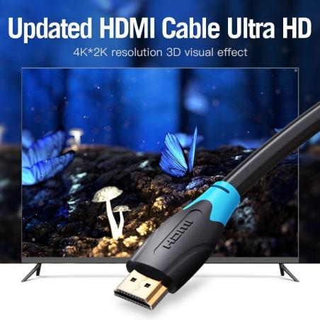CABLE HDMI 2.0 4K AM/AM VENTION 1M BLACK