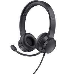 AURICULARES CON MICROFONO USB HS-201 TRUST
