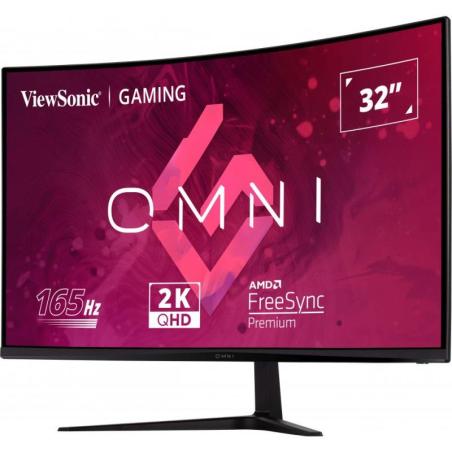 MONITOR GAMING VIEWSONIC 32? 165MHZ QHD CURVO MULTIM ERGO HDMI DP 3YR GAR