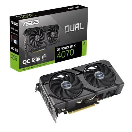 TARJETA DE VIDEO ASUS RTX4070 DUAL OC EVO 12GB GDDR6X PCI 4.0