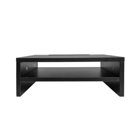 SOPORTE ELEVADOR PHOENIX DE MONITOR 2 ALTURAS MADERA BLACK