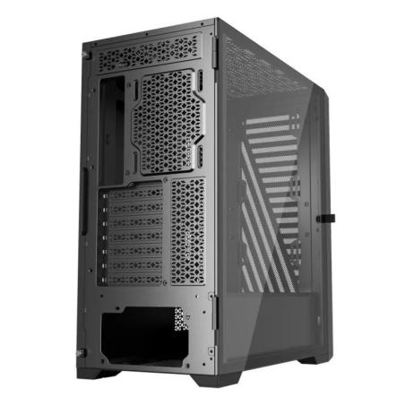 CAJA ORDENADOR GAMING PHOENIX ARTISAN NOBLE BLACK FRONTAL MADERA ATX