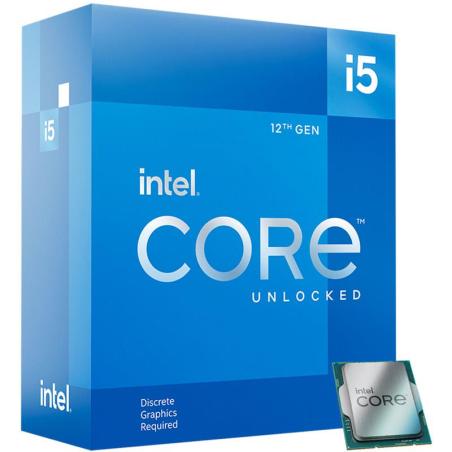 PROCESADOR INTEL CORE I5 12600KF 4.9GHZ 20MB IN BOX SIN VENTILADOR