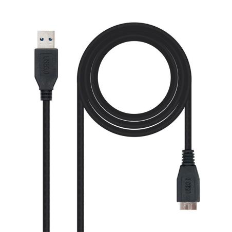 CABLE USB AM/MICRO USB/M 1M NANOCABLE