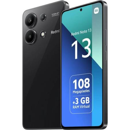 SMARTPHONE XIAOMI REDMI NOTE 13 6.67 FHD+ 6GB/128GB/108MP/NFC/4G BLACK