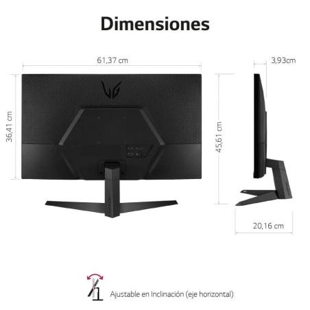 MONITOR GAMING LG 27 165HZ HDMI DP