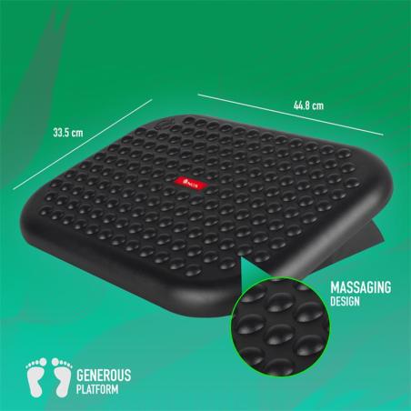 REPOSAPIES ERGONOMICO NGS FOOTNEST BLACK