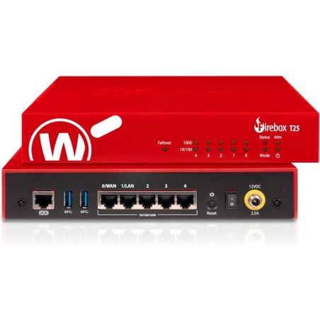 FIREWALL WATCHGUARD FIREBOX T25 NFR 1YR BASIC SECURITY SUITE