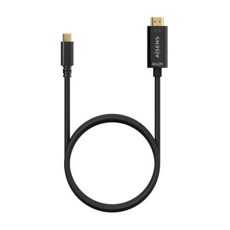 CABLE CONVERSOR AISENS 4K USB-C/M A HDMI/M 1.8M BLACK