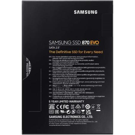 DISCO DURO SSD SAMSUNG 500GB 870 EVO