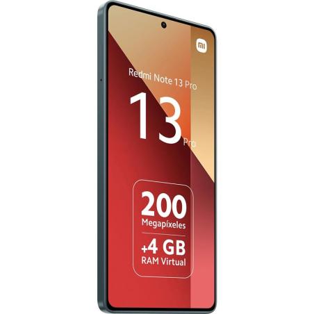 SMARTPHONE XIAOMI REDMI NOTE 13 PRO 6.67 FHD+ 8GB/256GB/200MP/NFC/4G GREEN