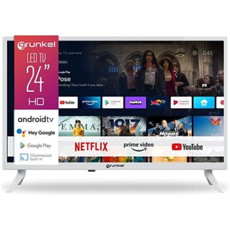 TELEVISOR LED 24 LED-2411GOO ANDROID TV BLANCO GRUNKEL