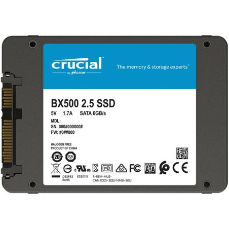 Crucial ct240bx500ssd1 bx500 ssd 240gb 2.5" sata3