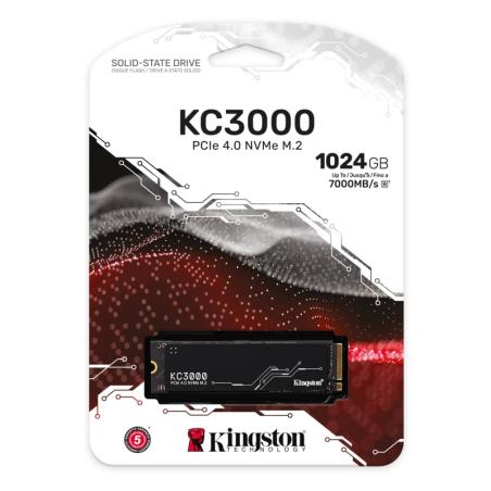 Kingston skc3000s/1024g ssd 1024gb nvme pcie 4.0