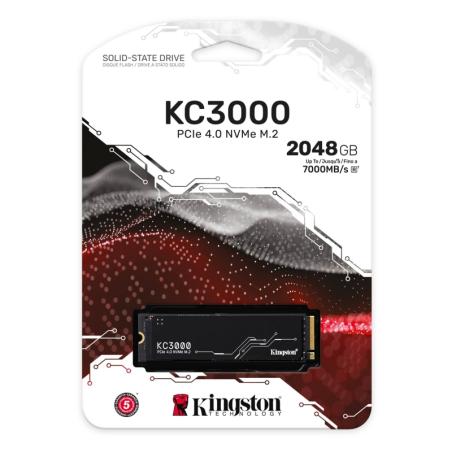 Kingston skc3000s/2048g ssd 2048gb nvme pcie 4.0