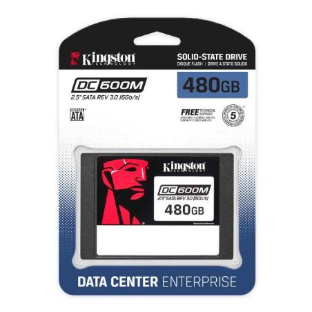 Kingston data center dc600m ssd 480gb 2.5" sata