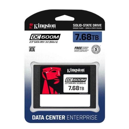 Kingston data center dc600m ssd 7680gb 2.5" sata