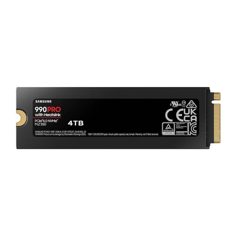 Samsung 990 pro heatsink ssd 4tb pcie 4.0 nvme m.2