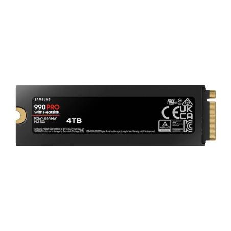 Samsung 990 pro heatsink ssd 4tb pcie 4.0 nvme m.2