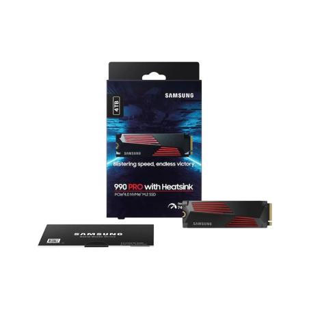 Samsung 990 pro heatsink ssd 4tb pcie 4.0 nvme m.2