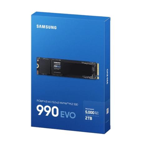 Samsung 990 evo ssd 2tb pcie 4.0x4 5.0x2 nvme 2.0