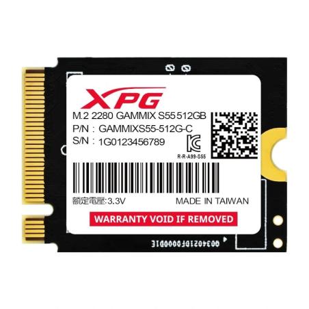 Adata xpg ssd gammix s55 512gb gen4x4 m.2 2230