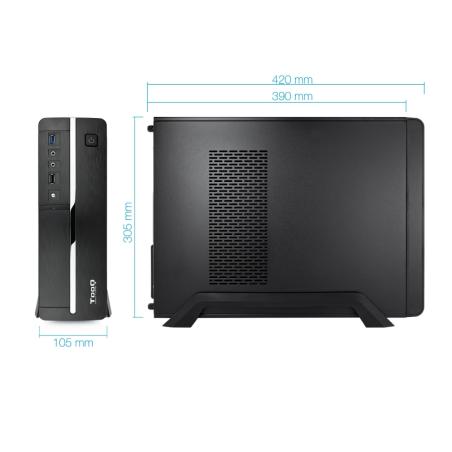 Tooq caja micro atx/itx tqc-3005u3 500w usb3.0