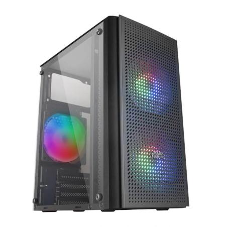 Mars gaming caja micro-atx mc300 black