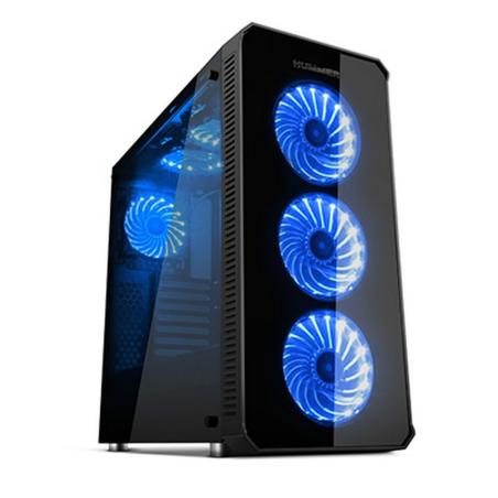 Nox caja semitorre e-atx  hummer tgx rgb cristal t