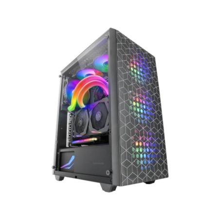 Mars gaming caja atx mc-mag 3 frgb fan negro