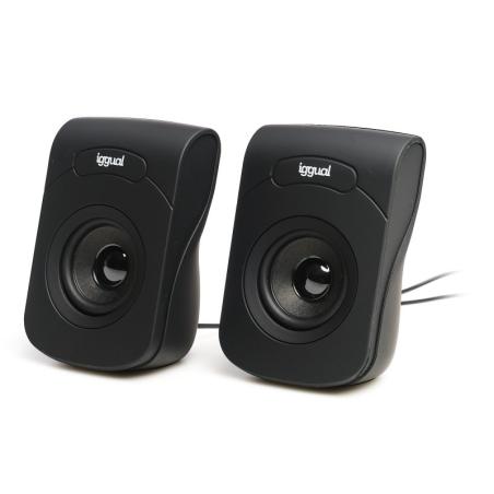 Iggual altavoces 2.0 6w mini-jack + usb