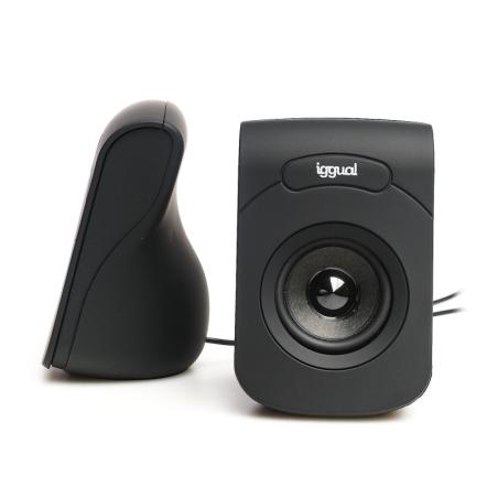 Iggual altavoces 2.0 6w mini-jack + usb