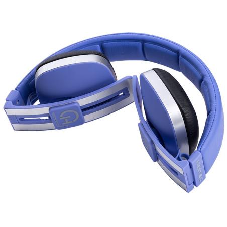 Hiditec auricular+mic whp010003 wave azul