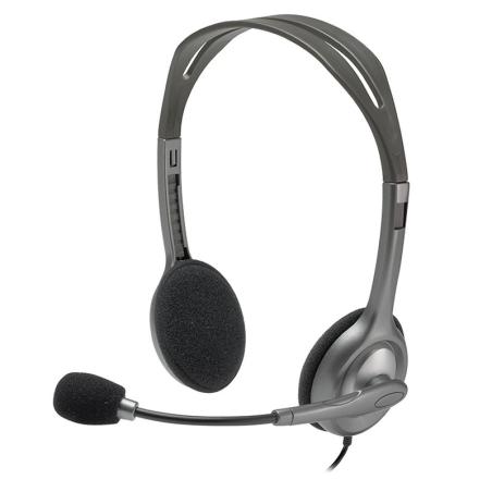 Logitech auricular+mic h111 negro